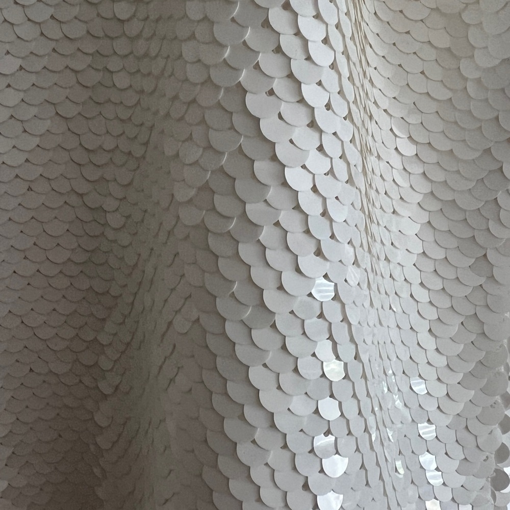 Abercrombie & Fitch White Sequin Mini Dress - Picture 4 of 5